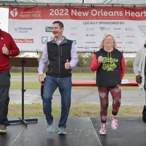 New Orleans Heart Walk stage