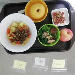CHH diet dinner meal of Shandong cuisine