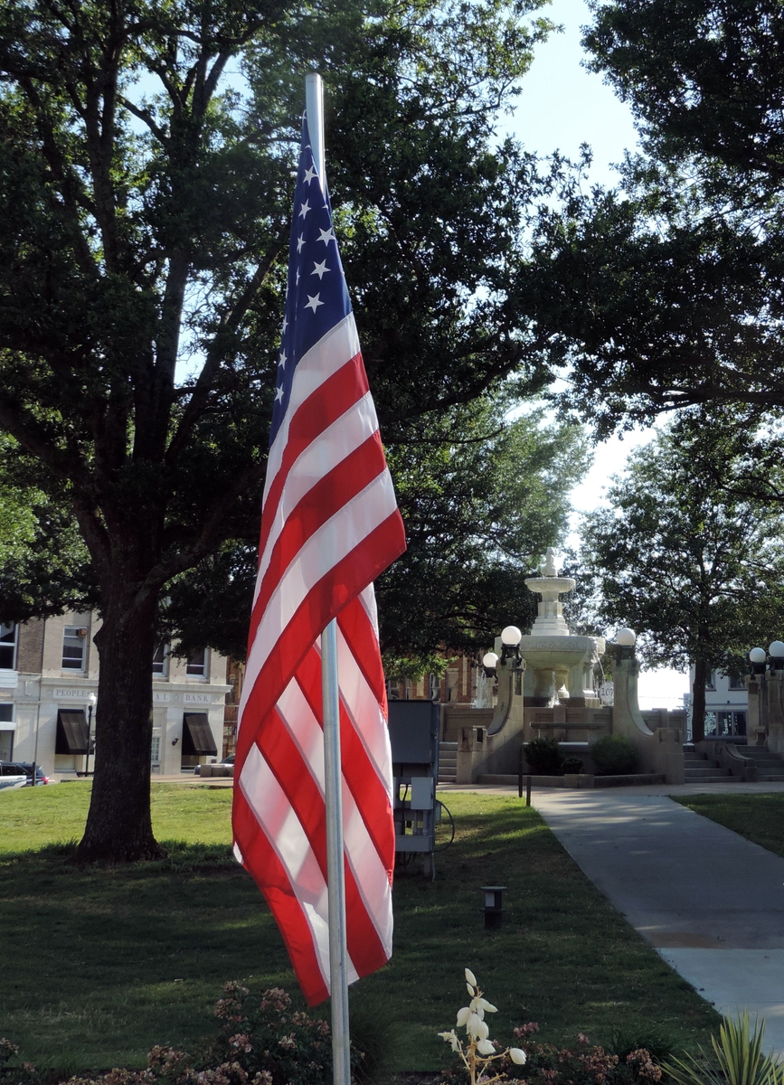 American flag still