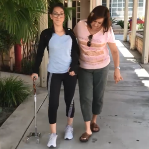 Told she’d never walk again, stroke survivor walks with thousands at the Los Angeles Heart & Stroke Walk Oct. 22