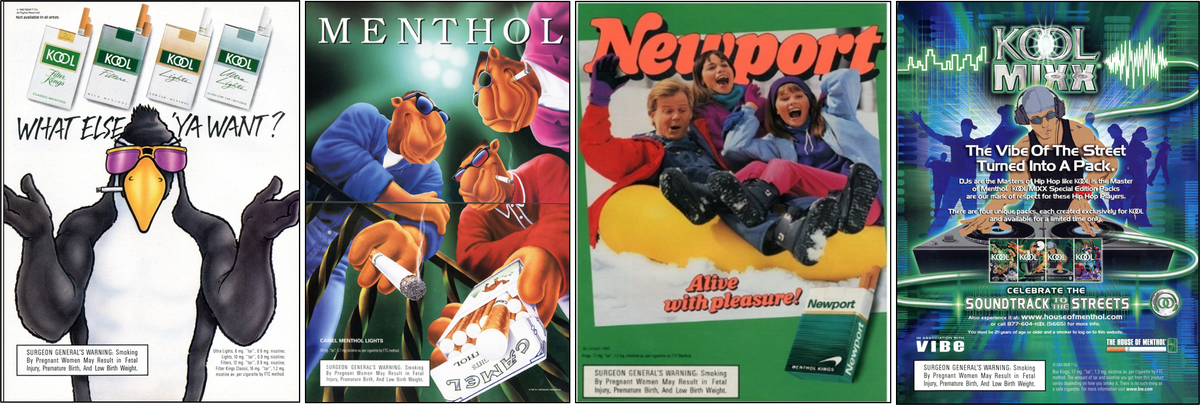 tobacco advertising to youth Report: Tobacco industry continuing decades-long targeting of Black  communities, women, youth with menthol products