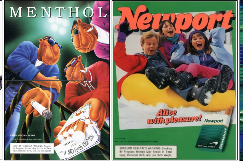advertising cigarettes to youth Photo | Examples of tobacco industry marketing menthol tobacco cigarettes  to youth