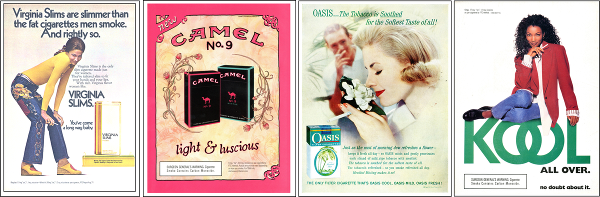 tobacco marketing examples Photo | Examples of tobacco industry marketing menthol tobacco cigarettes  to women