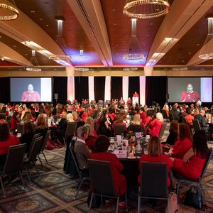 Hundreds unite to fight heart disease and stroke in women at the Syracuse Go Red for Women Luncheon