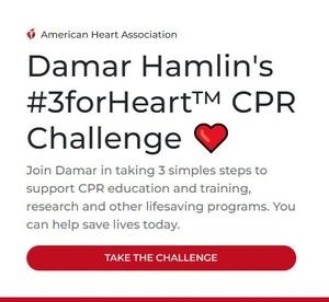 3forHeart™ CPR Challenge graphic