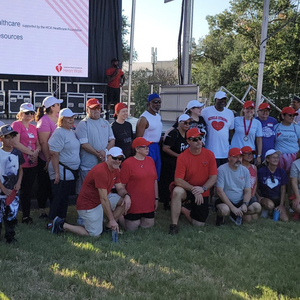 Heart Walk - Heart Disease and Stroke Survivors in Tarrant County gather for a photo