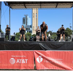 Heart Walk Fun on the Stage