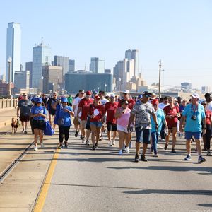 Heart Walk in the Heart of Downtown Dallas
