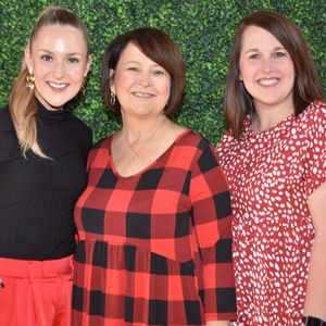 2023 OKC GRFW Survivors Janae Simon and  Brenda Larson with Jessica Burleson