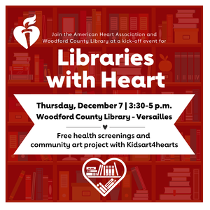Libraries with Heart Graphic
