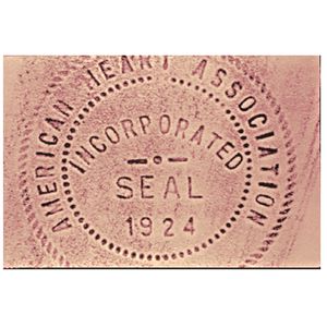 1924 American Heart Association Seal