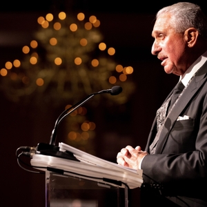 Arthur M. Blank speaking at 2023 Heart of Atlanta Gala