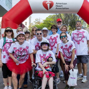 5--Baton Rouge Heart Walk group shot --Debbie's Dream Team