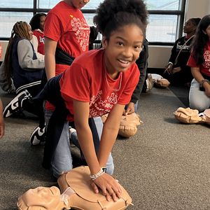 New Orleans STEM event CPR training 2
