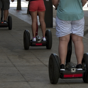 Riding scooters