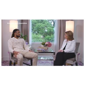 Damar Hamlin tells Nancy Brown how he's feeling
