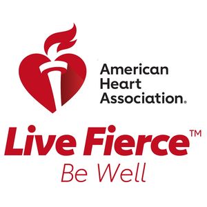 American Heart Association Live Fierce Be Well logo