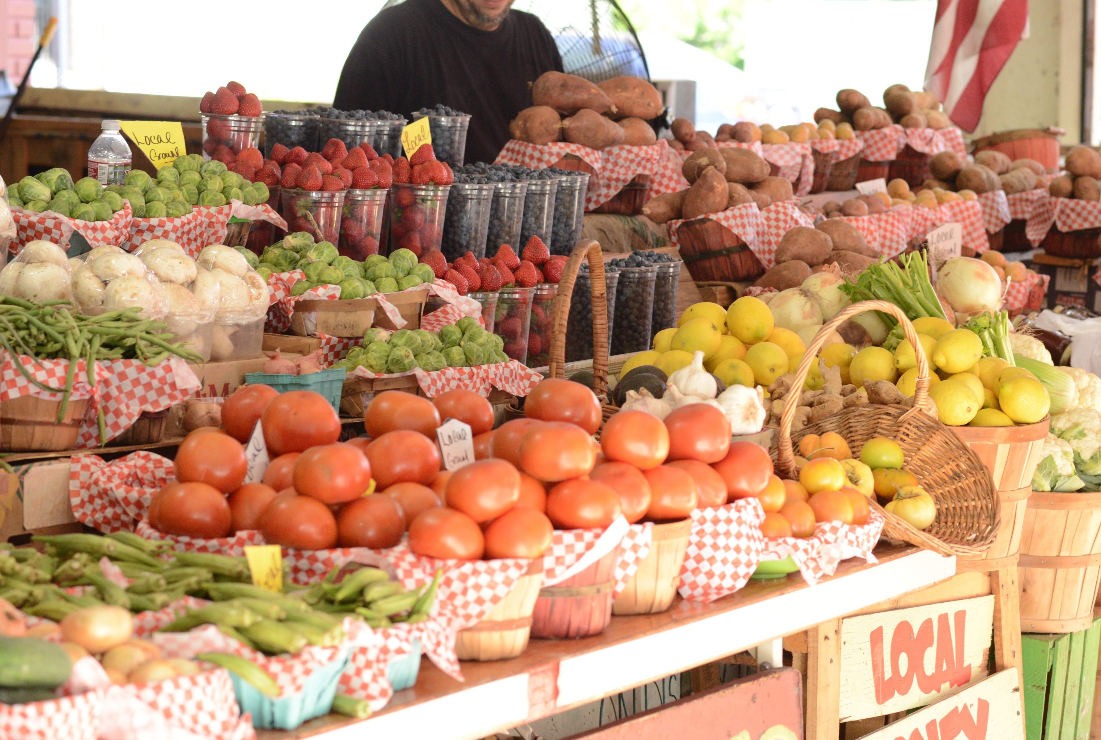 Farmer's Market fruits and vegetables