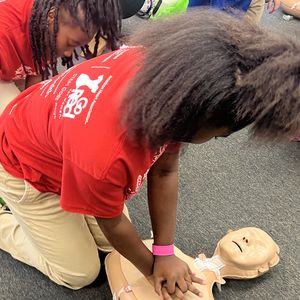 Northshore STEM 3--Central Elementary School students learn Hands-Only CPR