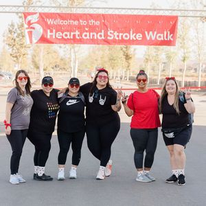 Central Valley Heart and Stroke Walk - group of walkers