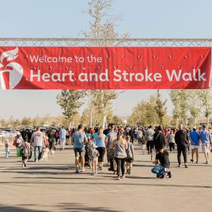 Central Valley Heart and Stroke Walk - walkers depart