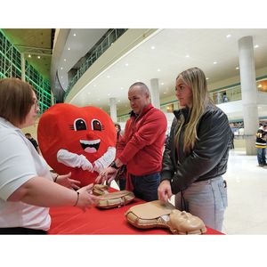 American Heart Association-Tulsa and Tulsa Oilers Red out the Rink for National Wear Red Day Friday Feb. 2