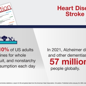 Food Guidelines and Alzheimer 2024 statistics infographic