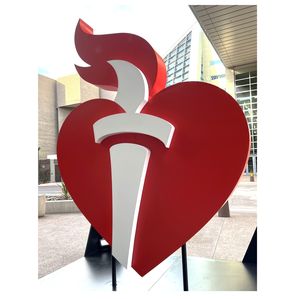 AHA Heart and Torch at ISC24