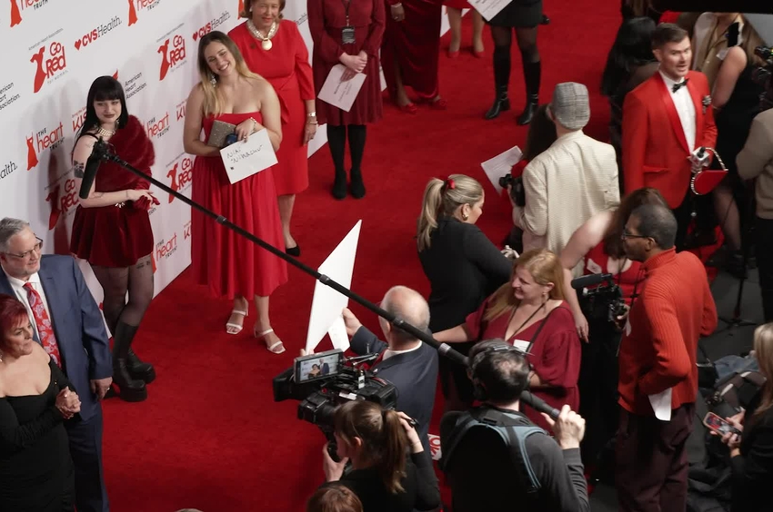 american heart red dress Video | AHA Red Dress Collection Concert 2024 b-roll/sots package