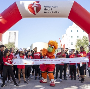 Miami Dade Heart Walk 11-23-24 mascot