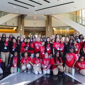 Group Photo at Upstate SC_STEM Goes Red