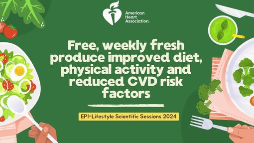 Video - Free, weekly fresh produce improved diet, physical activity and reduced CVD risk factors