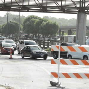 City traffic and construction