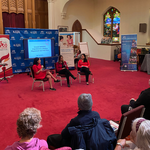 Healthy Women Strong Hearts Mujeres Saludables Corazones Fuertes event panel discussion