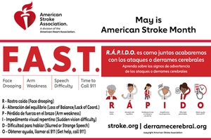 Know the stroke signs and save lives this American Stroke Month