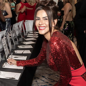 GMFL HB Deana Koenig with CITY Furniture during Silent Auction