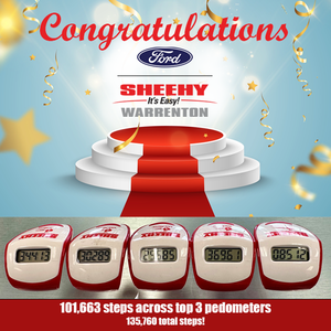 Sheehy Move More Challenge Pedometers