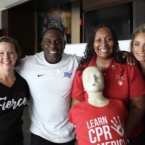 MTSU football team joins the Nation of Lifesavers