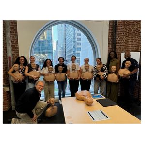 NWSL CPR Training group photo