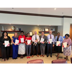 Executive Leaders from TowneBank Riverside Health and American Heart Association Hampton Roads