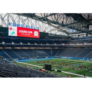 American Heart Association CPR Training Event on Ford Field