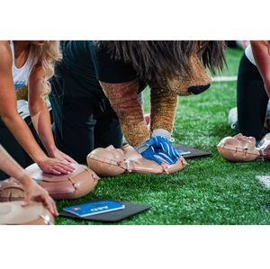 Hundreds learn CPR skills at Ford Field