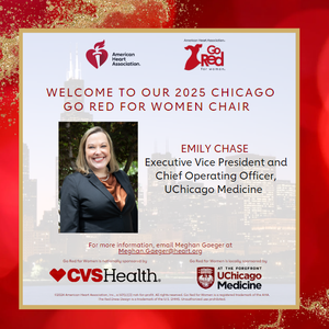 Chicago health care administrator leads first year of new decade for Go Red for Women
