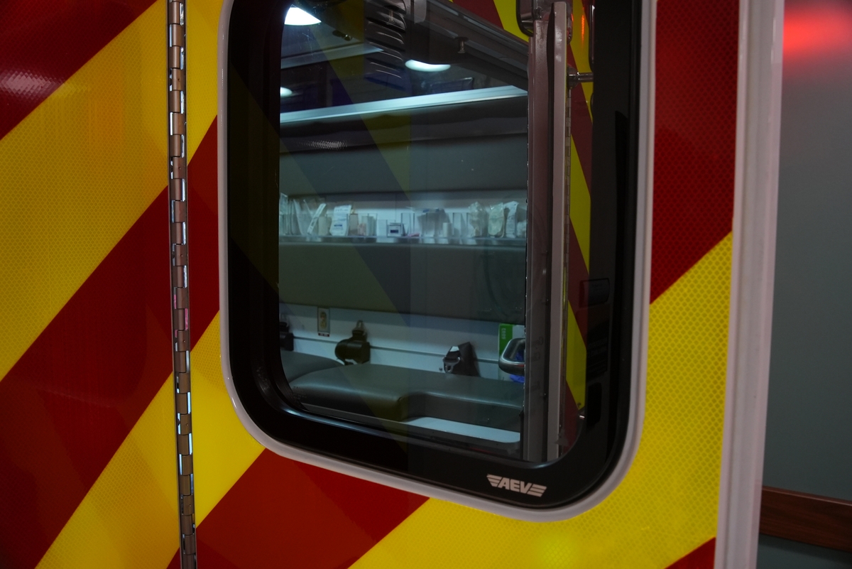 Ambulance window view