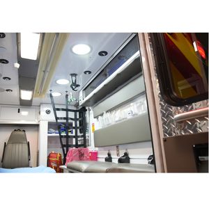 Inside an ambulance
