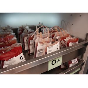 O positive blood donations
