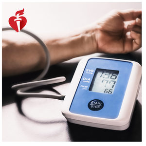 Person taking blood pressure
