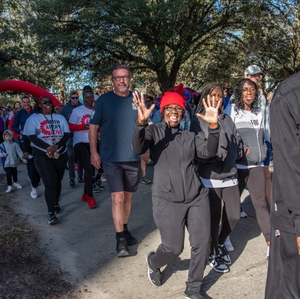 Participants Walking at 2024 Lowcountry Heart Walk