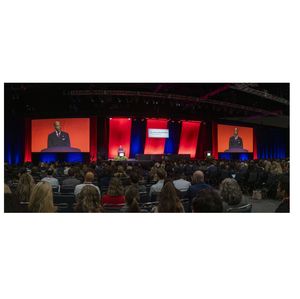 Dr. Churchwell at ISC25 Opening Main Event