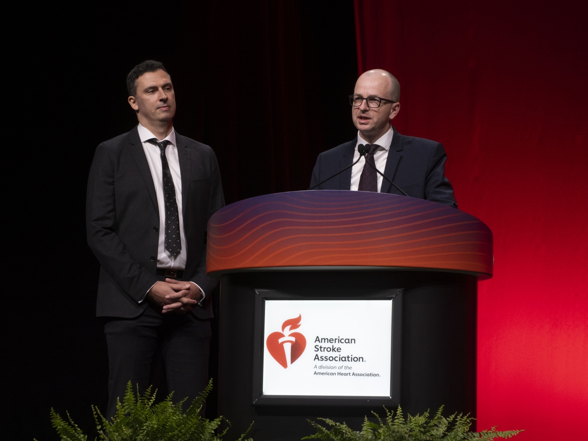Marios Psychogios M.D.  and Urs Fischer M.D. present LB3 at ISC25